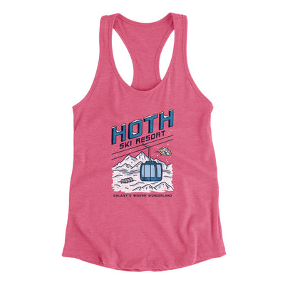 Hoth Ski Resort Women's Racerback Tank Vintage Pink | Funny Shirt from Famous In Real Life