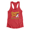 Dapper Dan Women's Racerback Tank Vintage Red | Funny Shirt from Famous In Real Life