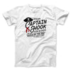 Captain Hook Fish And Chips Funny Movie Men/Unisex T-Shirt White | Funny Shirt from Famous In Real Life