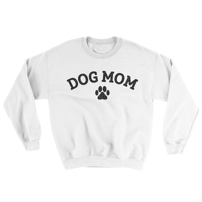 Dog Mom Ugly Sweater White | Funny Shirt from Famous In Real Life