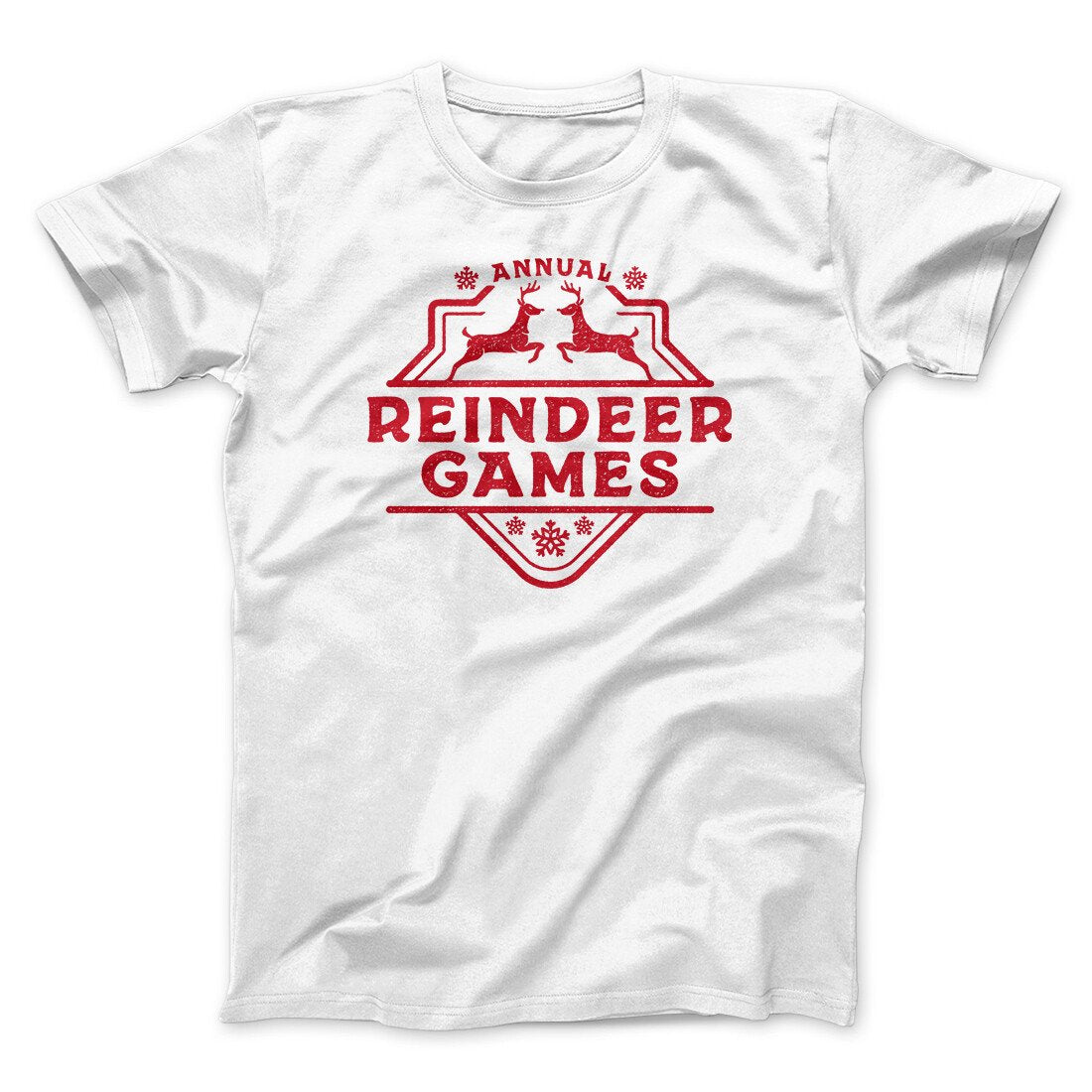 Reindeer Games Men/Unisex T-Shirt White | Funny Shirt from Famous In Real Life