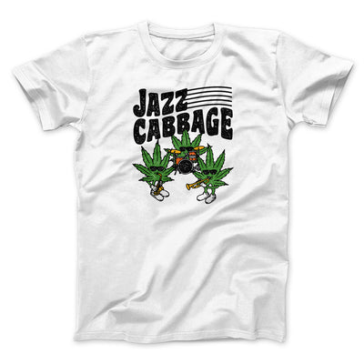 Jazz Cabbage Funny Men/Unisex T-Shirt White | Funny Shirt from Famous In Real Life