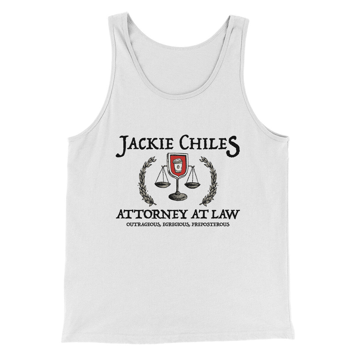 Jackie Chiles Attorney At Law Men/Unisex Tank Top | Funny Shirt from Famous In Real Life