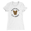 Happiness Is A Yorkie Women's T-Shirt White | Funny Shirt from Famous In Real Life
