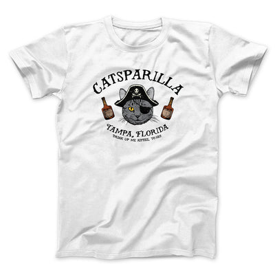 Catsparilla Men/Unisex T-Shirt White | Funny Shirt from Famous In Real Life