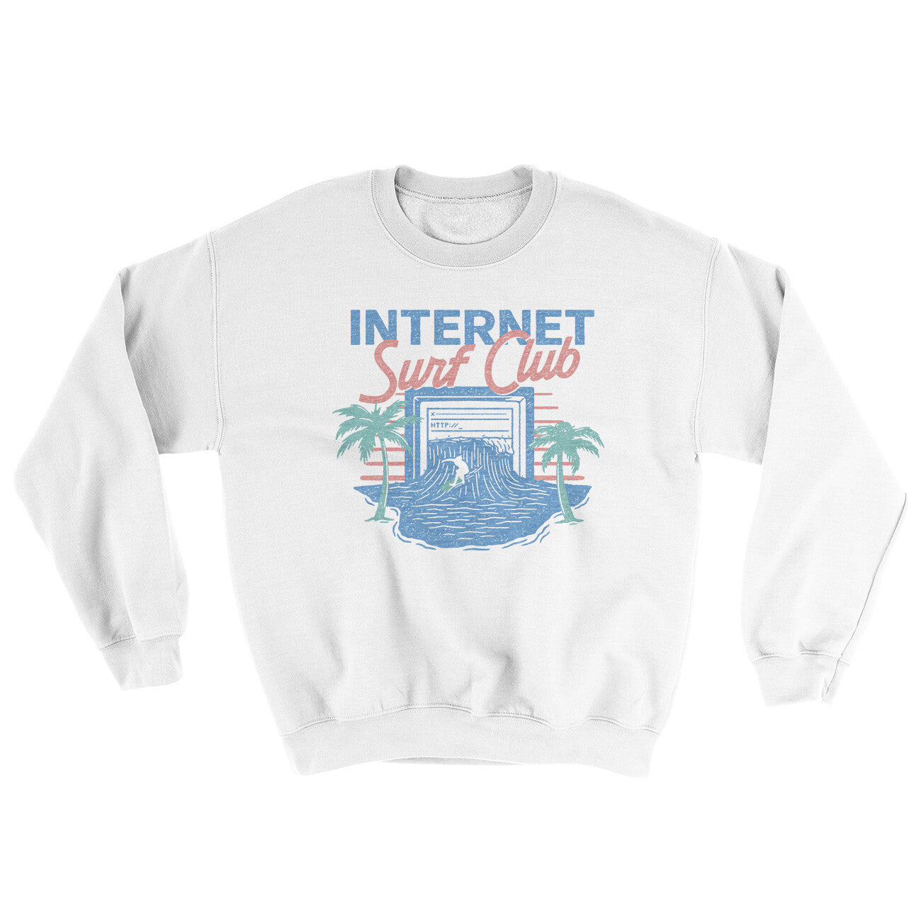 Internet Surf Club Ugly Sweater | Funny Shirt from Famous In Real Life
