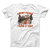 Great Minds Think A Hike Men/Unisex T-Shirt White | Funny Shirt from Famous In Real Life