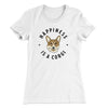 Happiness Is A Corgi Women's T-Shirt White | Funny Shirt from Famous In Real Life