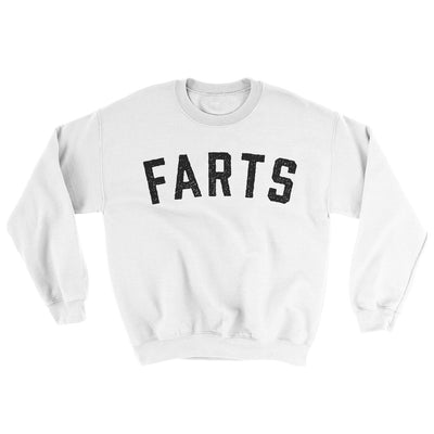 Farts Ugly Sweater White | Funny Shirt from Famous In Real Life
