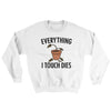 Everything I Touch Dies Ugly Sweater White | Funny Shirt from Famous In Real Life