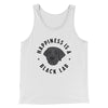 Happiness Is A Black Lab Men/Unisex Tank Top White | Funny Shirt from Famous In Real Life
