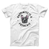 Happiness Is A Frenchie Men/Unisex T-Shirt White | Funny Shirt from Famous In Real Life