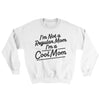 I'm Not A Regular Mom I'm A Cool Mom Ugly Sweater White | Funny Shirt from Famous In Real Life