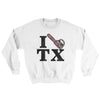I Chainsaw Texas Ugly Sweater White | Funny Shirt from Famous In Real Life