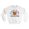 Pizza Is My Valentine Ugly Sweater White | Funny Shirt from Famous In Real Life