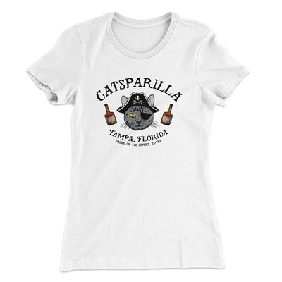 Catsparilla Women's T-Shirt White | Funny Shirt from Famous In Real Life
