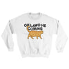 Oh Lawd He Coming Ugly Sweater White | Funny Shirt from Famous In Real Life