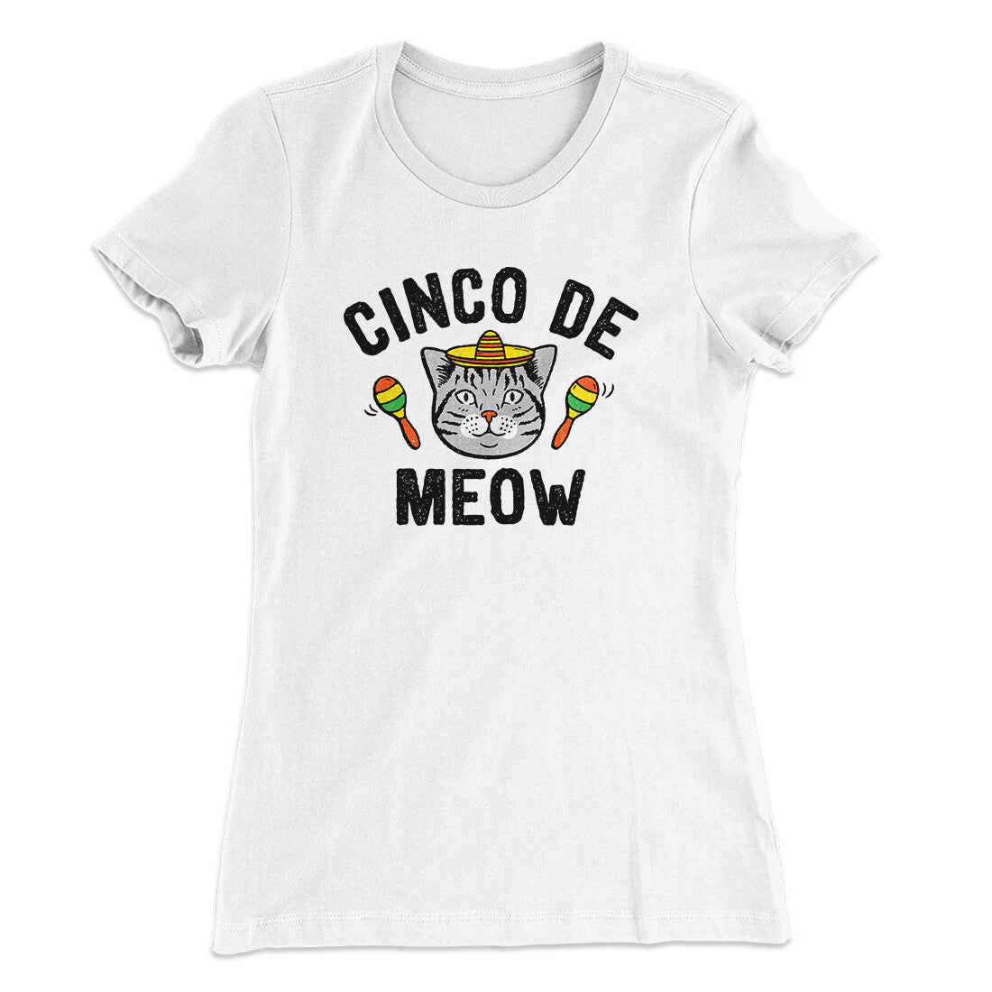 Cinco De Meow Women's T-Shirt | Funny Shirt from Famous In Real Life