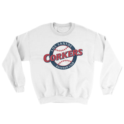 Los Santos Corkers Ugly Sweater White | Funny Shirt from Famous In Real Life