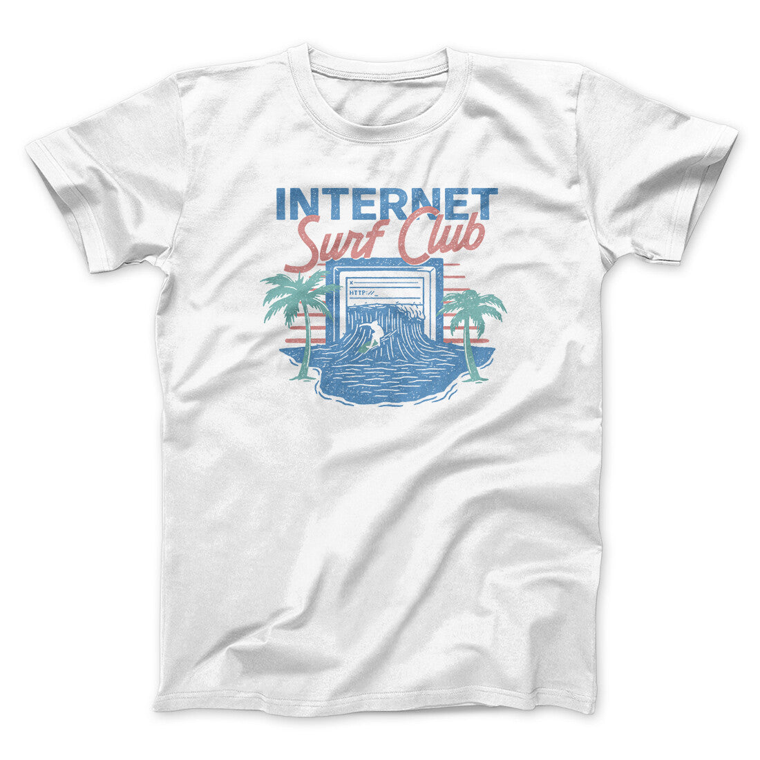 Internet Surf Club Funny Men/Unisex T-Shirt | Funny Shirt from Famous In Real Life