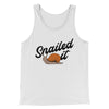 Snailed It Funny Men/Unisex Tank Top White | Funny Shirt from Famous In Real Life