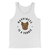 Happiness Is A Yorkie Men/Unisex Tank Top White | Funny Shirt from Famous In Real Life