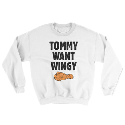 Tommy Want Wingy Ugly Sweater White | Funny Shirt from Famous In Real Life