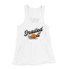 Snailed It Women's Flowey Racerback Tank Top White | Funny Shirt from Famous In Real Life
