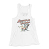 Always On Vacation Women's Flowey Racerback Tank Top White | Funny Shirt from Famous In Real Life