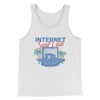 Internet Surf Club Funny Men/Unisex Tank Top White | Funny Shirt from Famous In Real Life