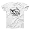 Rays Music Exchange Funny Movie Men/Unisex T-Shirt White | Funny Shirt from Famous In Real Life