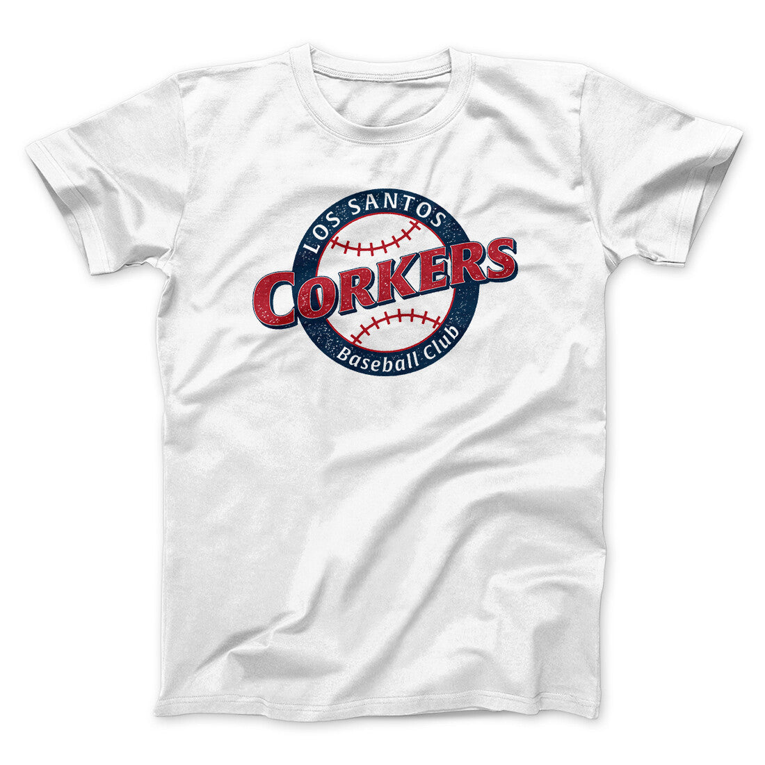 Los Santos Corkers Men/Unisex T-Shirt White | Funny Shirt from Famous In Real Life