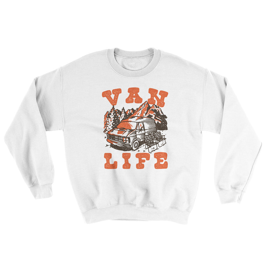Van Life Ugly Sweater White | Funny Shirt from Famous In Real Life