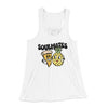 Soulmates Pineapple & Pizza Women's Flowey Racerback Tank Top White | Funny Shirt from Famous In Real Life