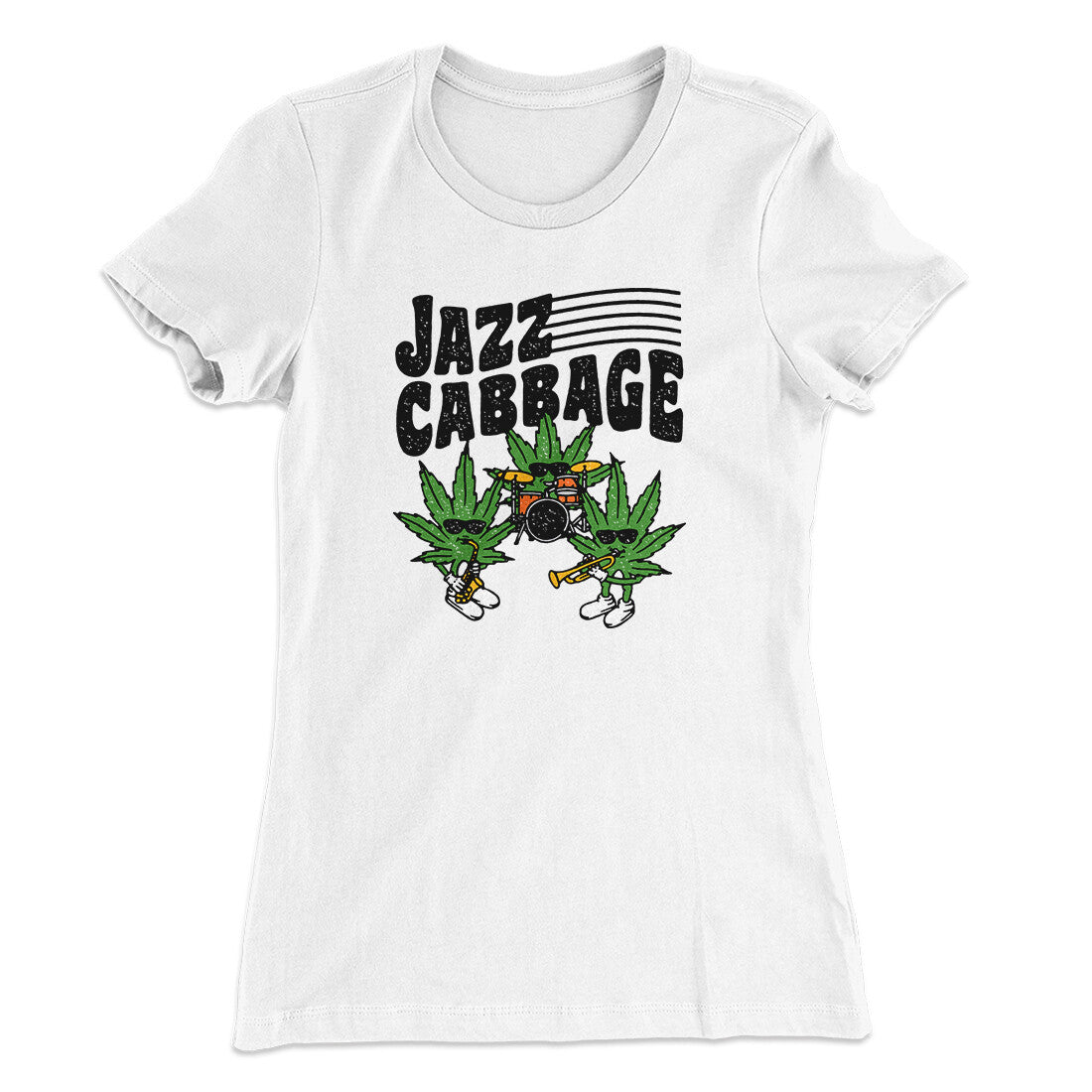 Jazz Cabbage Funny Women's T-Shirt | Funny Shirt from Famous In Real Life