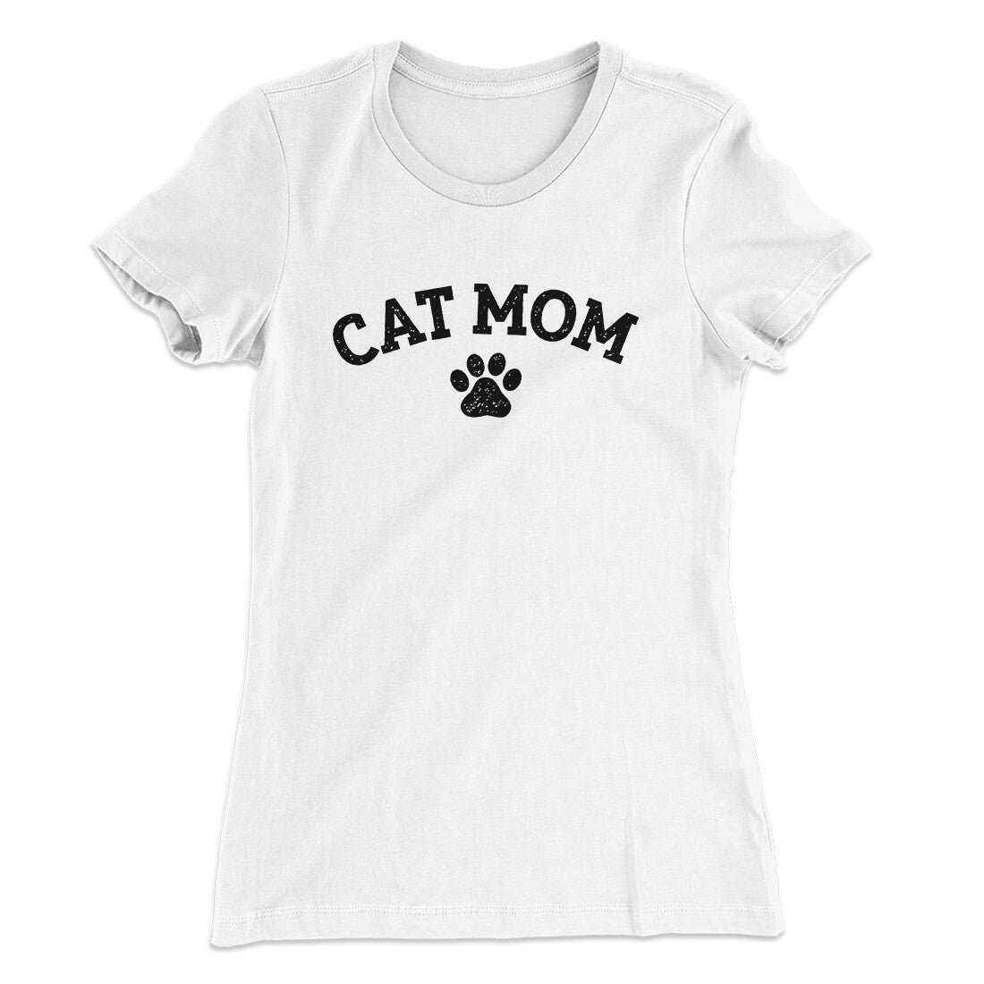 Cat Mom Women's T-Shirt White | Funny Shirt from Famous In Real Life