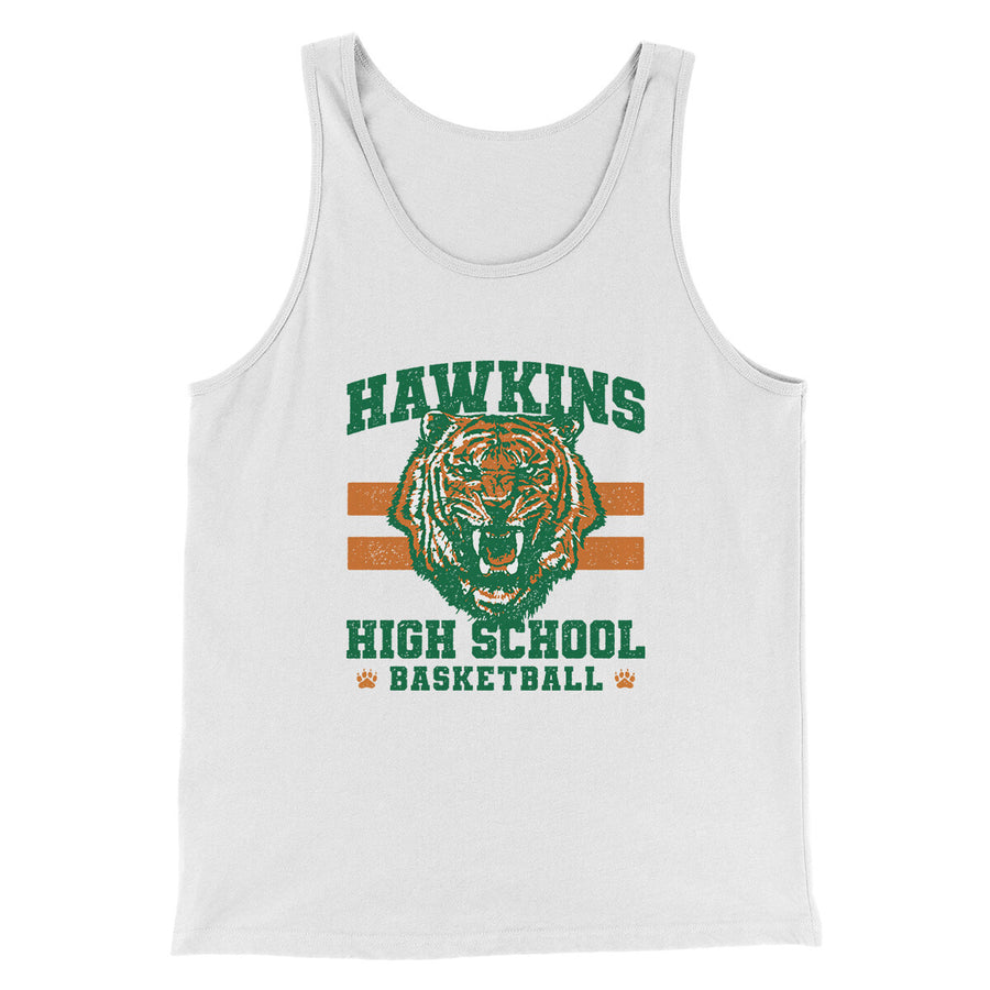 Hawkins Tigers Basketball Men/Unisex Tank Top | Funny Shirt from Famous In Real Life