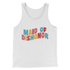 Maid Of Dishonor Men/Unisex Tank Top White | Funny Shirt from Famous In Real Life