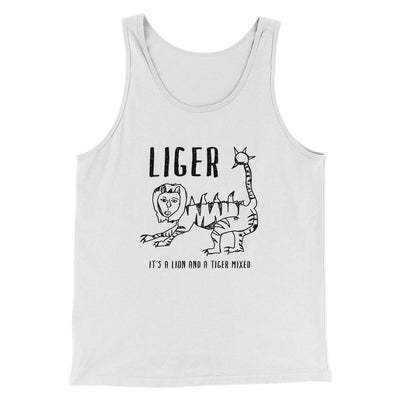 Liger Funny Movie Men/Unisex Tank Top White | Funny Shirt from Famous In Real Life
