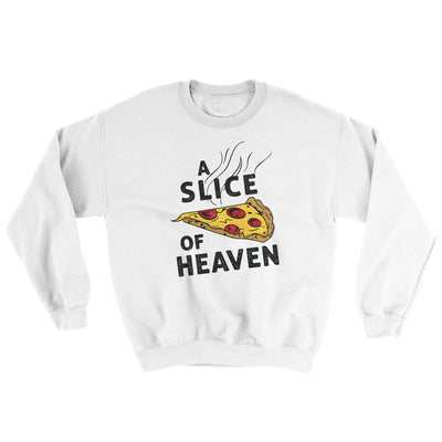 A Slice Of Heaven Ugly Sweater White | Funny Shirt from Famous In Real Life