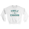 Finkle Is Einhorn Ugly Sweater White | Funny Shirt from Famous In Real Life