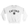 Cat Dad Ugly Sweater White | Funny Shirt from Famous In Real Life