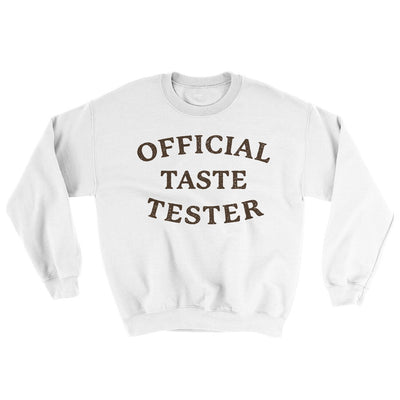 Official Taste Tester Ugly Sweater White | Funny Shirt from Famous In Real Life