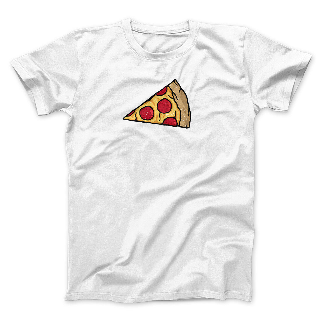Pizza Slice Couple's Shirt Men/Unisex T-Shirt | Funny Shirt from Famous In Real Life