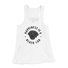 Happiness Is A Black Lab Women's Flowey Racerback Tank Top White | Funny Shirt from Famous In Real Life