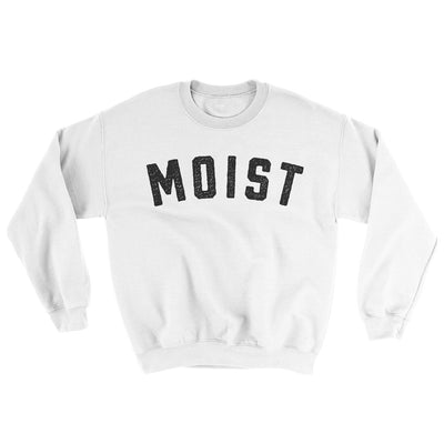 Moist Ugly Sweater White | Funny Shirt from Famous In Real Life