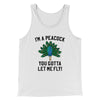 I'm A Peacock You Gotta Let Me Fly Funny Movie Men/Unisex Tank Top White | Funny Shirt from Famous In Real Life